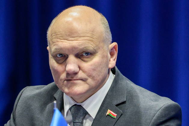 BELARUS, MINSK - OCTOBER 8, 2026: Chairman of the State Security Committee of Belarus Ivan Tertel attends a meeting before the final phase of the Eurasia-Antiterror 2026 counter-terrorism exercise by relevant agencies of the CIS and SCO member states. The drill is held as part of the 2026 CIS and SCO Counter-Terrorism Forum Minsk Belarus - ZUMAt113 20261008_zaa_t113_352 Copyright: xMaximxMalinovskyx