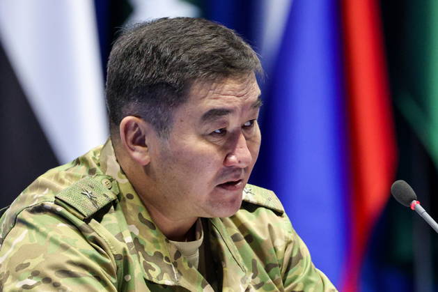BELARUS, MINSK - OCTOBER 8, 2026: The Director of the Executive Committee of the Regional Anti-Terrorist Structure of the SCO, Ularbek Sharsheyev, attends a meeting before the final phase of the Eurasia-Antiterror 2026 counter-terrorism exercise by relevant agencies of the CIS and SCO member states. The drill is held as part of the 2026 CIS and SCO Counter-Terrorism Forum Minsk Belarus - ZUMAt113 20261008_zaa_t113_354 Copyright: xMaximxMalinovskyx