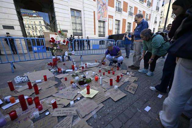 87-year-old symbol of Spain’s housing crisis dies 2 weeks after eviction MADRID, SPAIN - OCTOBER 8: A condolence area is set up for Maricarmen Abascal, known publicly as Maricarmen, the 87-year-old woman whose eviction from her longtime Madrid home sparked housing protests across Spain. Abascal died on Wednesday while receiving treatment in hospital. Meanwhile, a tent protest set up by Spaniards at Puerta del Sol on September 26, calling on the central and regional governments to take action over the housing crisis, continues in Madrid, Spain, on October 8, 2026. Burak Akbulut Anadolu Madrid Spain. Editorial use only. Please get in touch for any other usage.  Copyright: x2026xAnadoluxBurakxAkbulutx