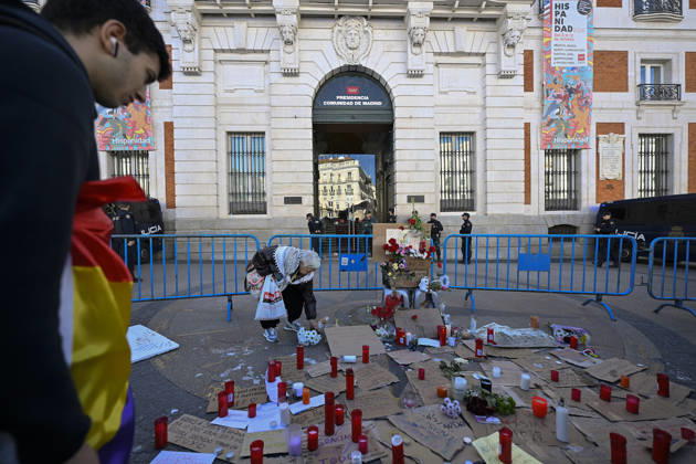 87-year-old symbol of Spain’s housing crisis dies 2 weeks after eviction MADRID, SPAIN - OCTOBER 8: A condolence area is set up for Maricarmen Abascal, known publicly as Maricarmen, the 87-year-old woman whose eviction from her longtime Madrid home sparked housing protests across Spain. Abascal died on Wednesday while receiving treatment in hospital. Meanwhile, a tent protest set up by Spaniards at Puerta del Sol on September 26, calling on the central and regional governments to take action over the housing crisis, continues in Madrid, Spain, on October 8, 2026. Burak Akbulut Anadolu Madrid Spain. Editorial use only. Please get in touch for any other usage.  Copyright: x2026xAnadoluxBurakxAkbulutx