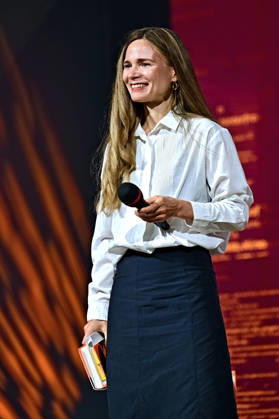 Frankfurter Buchmesse 2026. Schriftstellerin Valeria Gordeev erhält den aspekte -Literaturpreis 2026 am 08.10.2026 auf der Frankfurter Buchmesse. 20261008MWI152969