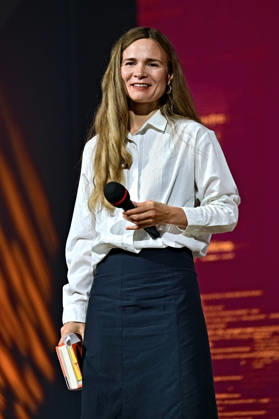 Frankfurter Buchmesse 2026. Schriftstellerin Valeria Gordeev erhält den aspekte -Literaturpreis 2026 am 08.10.2026 auf der Frankfurter Buchmesse. 20261008MWI152971