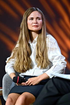 Frankfurter Buchmesse 2026. Schriftstellerin Valeria Gordeev erhält den aspekte -Literaturpreis 2026 am 08.10.2026 auf der Frankfurter Buchmesse. 20261008MWI153033