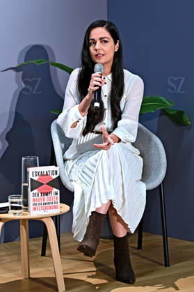 Frankfurter Buchmesse 2026. Autorin Shahrzad Osterer am 08.10.2026 auf der Frankfurter Buchmesse. 20261008MWI153081