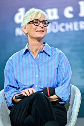 Frankfurter Buchmesse 2026. Schriftstellerin Dörte Hansen am 08.10.2026 auf der Frankfurter Buchmesse. 20261008MWI153133
