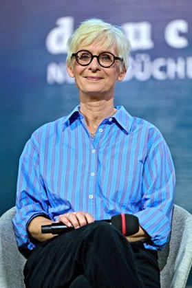 Frankfurter Buchmesse 2026. Schriftstellerin Dörte Hansen am 08.10.2026 auf der Frankfurter Buchmesse. 20261008MWI153138