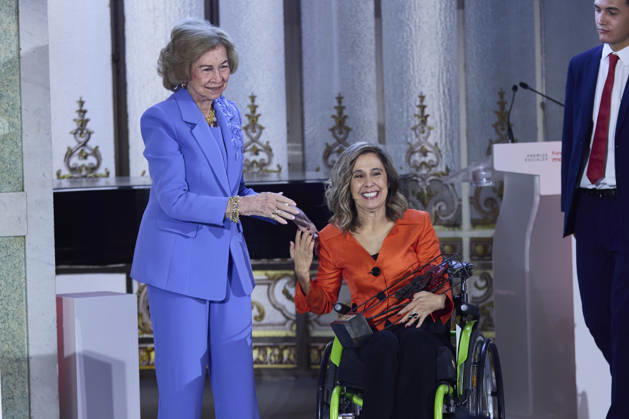 October 8, 2026, Madrid, Madrid, Spain: QUEEN SOFIA and  MARoÂA DE MAR COGOLLOS attend Mapfre Foundation Social awards Madrid Spain - ZUMAc260 20261008_zep_c260_015 Copyright: xMikexChicorrox