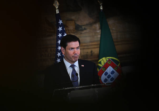 Marco Rubio - Paulo Rangel joint press conference in Lisbon LISBON, PORTUGAL - OCTOBER 8: US Secretary of State Marco Rubio and Portugal s Foreign Minister Paulo Rangel (not seen) give a joint press conference at the Necessidades Palace, the Portuguese foreign ministry, in Lisbon on October 8, 2026. Zed Jameson Anadolu Lisbon Portugal. Editorial use only. Please get in touch for any other usage. Copyright: x2026xAnadoluxZedxJamesonx