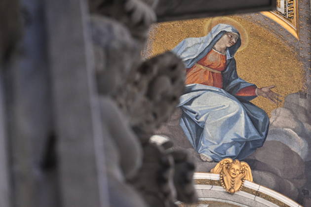 RECORD DATE NOT STATED MESSA_PAPA_2026 Italy, Rome, Vatican, 2026 10 8 Pope Leo XIV celebrates Holy Mass for the academic year at the Pontifical Universities in St Peter s Basilica in the Vatican . EDITORIAL USE ONLY - NO BOOKS Copyright: xAlessiaxGiuliani Catholicpressphotox