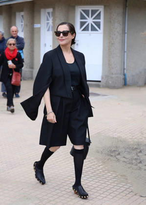 Amira Casar at the unveiling of her beach cabana during the 37th Dinard British and Irish Film Festival, France, on October 8, 2026. Denis Guignebourg, Bestimage. 37th Dinard British Irish Film Festival on October 8, 2026, in Dinard, France. Dinard, France Copyright: xDenisxGuignebourgx xBestimagexDenisxGuignebourgx xBestimagex