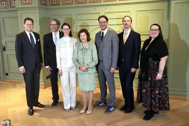 Georg Friedrich Prinz von Preußen, Philipp Haug, Bettina Gräfin Bernadotte, Königin Silvia von Schweden, Björn Graf Bernadotte, Christian Graf Bernadotte und Diana Gräfin Bernadotte beim Jubiläum der Mentor-Stiftung auf der Insel Mainau. Mainau, 08.10.2026