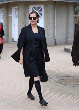 Amira Casar at the unveiling of her beach cabana during the 37th Dinard British and Irish Film Festival, France, on October 8, 2026. Denis Guignebourg, Bestimage. 37th Dinard British Irish Film Festival on October 8, 2026, in Dinard, France. Dinard, France Copyright: xDenisxGuignebourgx xBestimagexDenisxGuignebourgx xBestimagex