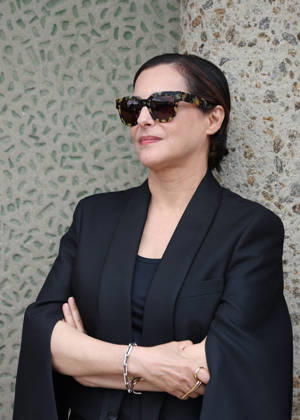 Amira Casar at the unveiling of her beach cabana during the 37th Dinard British and Irish Film Festival, France, on October 8, 2026. Denis Guignebourg, Bestimage. 37th Dinard British Irish Film Festival on October 8, 2026, in Dinard, France. Dinard, France Copyright: xDenisxGuignebourgx xBestimagexDenisxGuignebourgx xBestimagex
