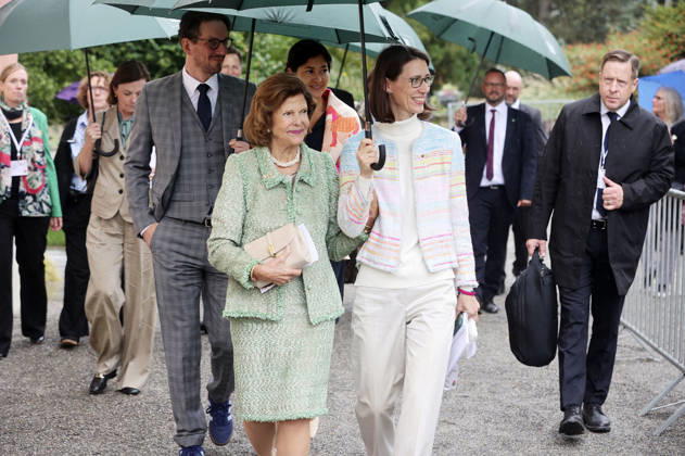 Königin Silvia von Schweden und Bettina Gräfin Bernadotte beim Jubiläum der Mentor-Stiftung auf der Insel Mainau. Mainau, 08.10.2026