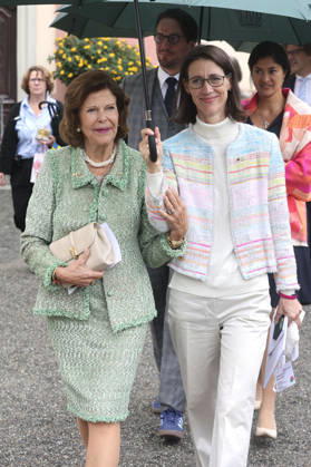 Königin Silvia von Schweden und Bettina Gräfin Bernadotte beim Jubiläum der Mentor-Stiftung auf der Insel Mainau. Mainau, 08.10.2026