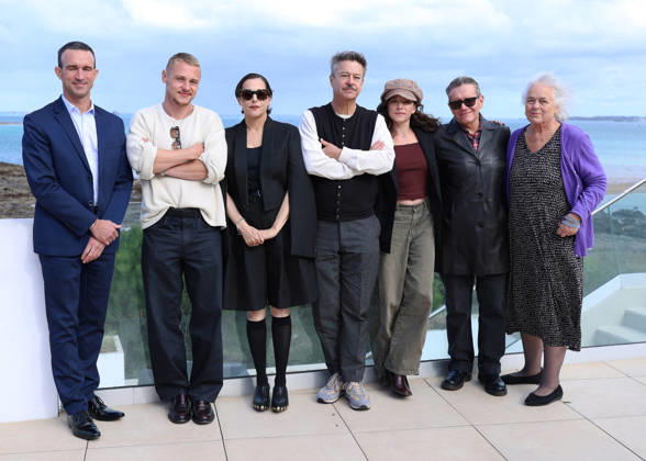 The jury—Ben Hardy, Zoe Adjani, Stephen Wooley, Amira Casar, and Thibault de Montalembert—at the Emeria Hotel during the 37th Dinard British and Irish Film Festival, France, on October 8, 2026. Denis Guignebourg Bestimage 37th Dinard British Irish Film Festival on October 8, 2026, in Dinard, France. Dinard, France  Copyright: xDenisxGuignebourgx xBestimagexDenisxGuignebourgx xBestimagex