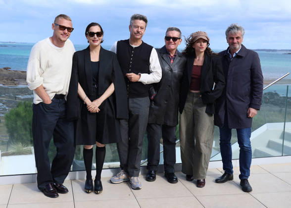 The jury—Ben Hardy, Zoe Adjani, Stephen Wooley, Amira Casar, and Thibault de Montalembert—at the Emeria Hotel during the 37th Dinard British and Irish Film Festival, France, on October 8, 2026. Denis Guignebourg Bestimage 37th Dinard British Irish Film Festival on October 8, 2026, in Dinard, France. Dinard, France  Copyright: xDenisxGuignebourgx xBestimagexDenisxGuignebourgx xBestimagex