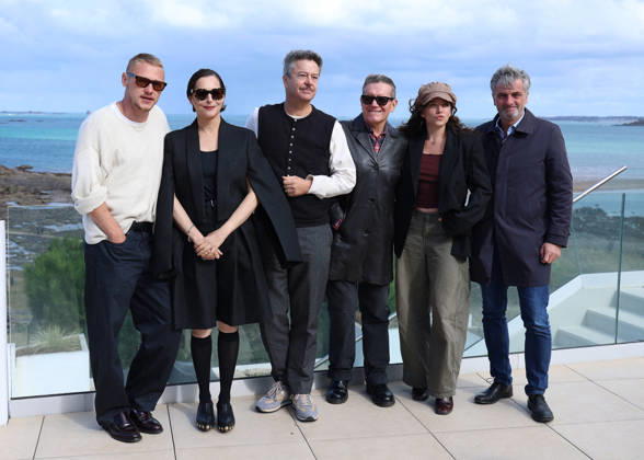 The jury—Ben Hardy, Zoe Adjani, Stephen Wooley, Amira Casar, and Thibault de Montalembert—at the Emeria Hotel during the 37th Dinard British and Irish Film Festival, France, on October 8, 2026. Denis Guignebourg Bestimage 37th Dinard British Irish Film Festival on October 8, 2026, in Dinard, France. Dinard, France  Copyright: xDenisxGuignebourgx xBestimagexDenisxGuignebourgx xBestimagex