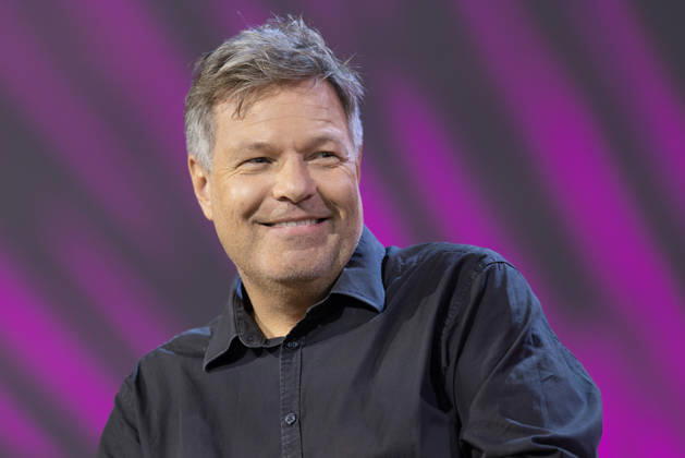Buchmesse Frankfurt 2026 Robert Habeck stellt auf der Literaturbühne von ARD, ZDF und 3sat sein neues Buch Arctic Meltdown vor., Frankfurt am Main Hessen Deutschland Messegelände