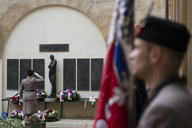 Sokol (Falcon) Movement s Memorial Day honours Sokol members who died in anti-Nazi resistance in Prague, Czech Republic, October 8, 2026. (CTKxPhoto MichalxKamaryt) CTKPhotoP2026100806622 CTKPhotoP2026100806622