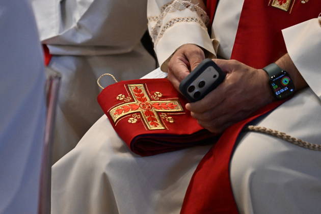 IPA89434040 - Italy, Rome, Vatican, October 8, 2026: Pope Leo XIV celebrates Holy Mass for the academic year at the Pontifical Universities in St. Peter s Basilica in the Vatican. Photograph by ALESSIA GIULIANI Catholic Press Photo  Copyright: xx xAlessiaxGiuliani Catholipressphox IPA89434040