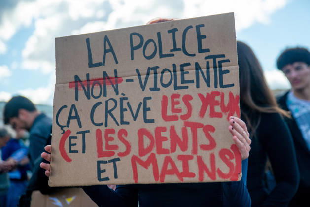 Student Protest - Paris Hundreds of high school students occupy Place de la Bastille in Paris, France on October 8, 2026, following the success of the October 6 protest, calling to continue and amplify the movement. Photo by ABACAPRESS.COM Paris France  Copyright: xPrezatxDenis ABACAx