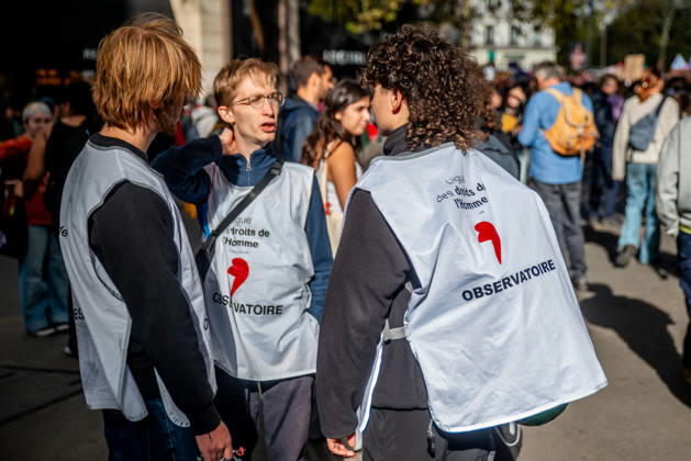Student Protest - Paris Hundreds of high school students occupy Place de la Bastille in Paris, France on October 8, 2026, following the success of the October 6 protest, calling to continue and amplify the movement. Photo by ABACAPRESS.COM Paris France Copyright: xPrezatxDenis ABACAx
