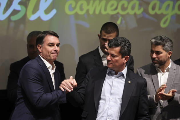 Brazilian presidential candidate Flavio Bolsonaro of the Liberal Party BRASILIA, BRAZIL - OCTOBER 08 : Brazilian presidential candidate Flavio Bolsonaro of the Liberal Party (PL) attends a meeting with elected governors ahead of the presidential runoff election, in Brasilia, Brazil on October 08, 2026. Mateus Bonomi Anadolu Brasilia Brazil. Editorial use only. Please get in touch for any other usage. Copyright: x2026xAnadoluxMateusxBonomix