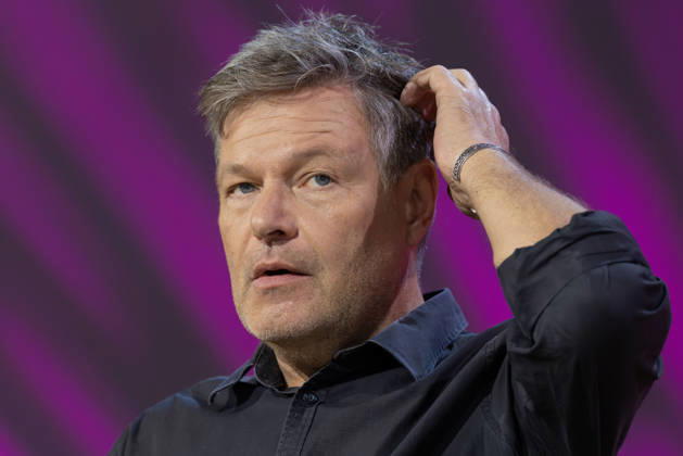 Buchmesse Frankfurt 2026 Robert Habeck stellt auf der Literaturbühne von ARD, ZDF und 3sat sein neues Buch Arctic Meltdown vor., Frankfurt am Main Hessen Deutschland Messegelände