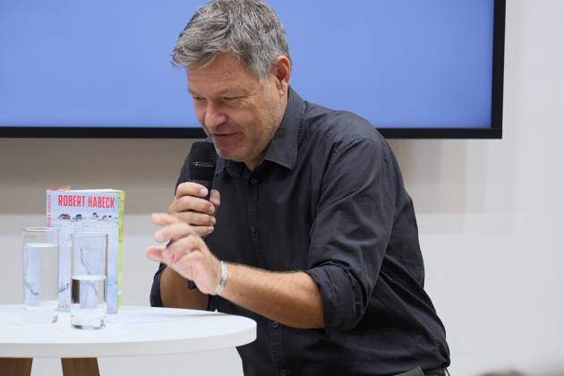 08.10.2026 Frankfurt am Main, Messe Frankfurter Buchmesse 2026 Ex-Vizekanzler Robert Habeck stellt in Frankfurt sein neues Buch Arctic Meltdown vor