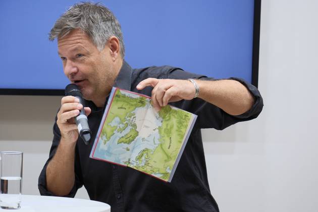 08.10.2026 Frankfurt am Main, Messe Frankfurter Buchmesse 2026 Ex-Vizekanzler Robert Habeck stellt in Frankfurt sein neues Buch Arctic Meltdown vor