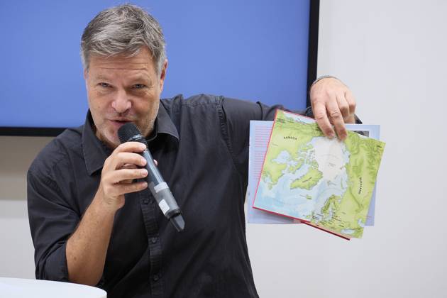 08.10.2026 Frankfurt am Main, Messe Frankfurter Buchmesse 2026 Ex-Vizekanzler Robert Habeck stellt in Frankfurt sein neues Buch Arctic Meltdown vor