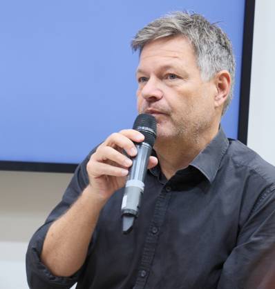 08.10.2026 Frankfurt am Main, Messe Frankfurter Buchmesse 2026 Ex-Vizekanzler Robert Habeck stellt in Frankfurt sein neues Buch Arctic Meltdown vor