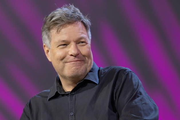 Buchmesse Frankfurt 2026 Robert Habeck stellt auf der Literaturbühne von ARD, ZDF und 3sat sein neues Buch Arctic Meltdown vor., Frankfurt am Main Hessen Deutschland Messegelände