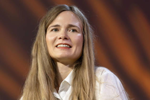 Buchmesse Frankfurt 2026 Valeria Gordeev erhält den aspekte Literaturpreis 2026 für ihr Buch Die Zikade entschlüft ihrer goldglänzenden Hülle ., Frankfurt am Main Hessen Deutschland Messegelände