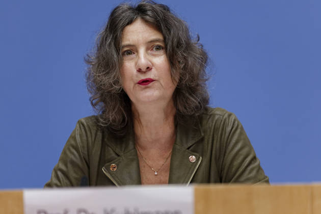 Normenkontrollrat zum Bürokratieabbau 2026-10-08 Deutschland, Berlin Bundespressekonferenz: Jahresbericht des Nationalen Normenkontrollrats (NKR) zum Bürokratieabbau. Im Bild Prof. Dr. Sabine Kuhlmann, Stellv. Vorsitzende des Nationlen Normenkontrollrats.