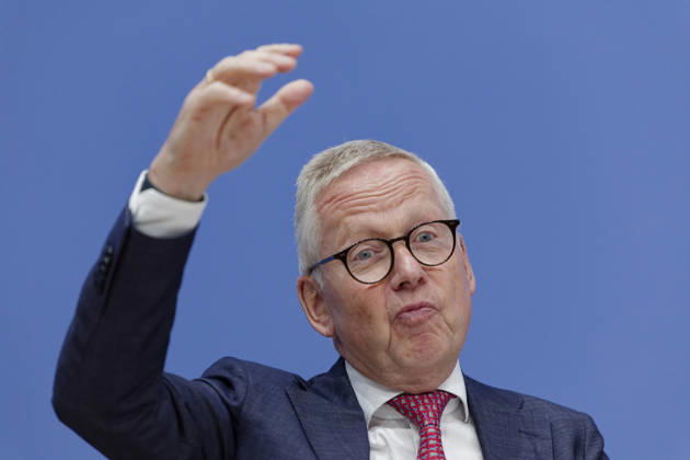 Normenkontrollrat zum Bürokratieabbau 2026-10-08 Deutschland, Berlin Bundespressekonferenz: Jahresbericht des Nationalen Normenkontrollrats (NKR) zum Bürokratieabbau. Im Bild Lutz Goebel, Vorsitzender des Nationalen Normenkontrollrats.