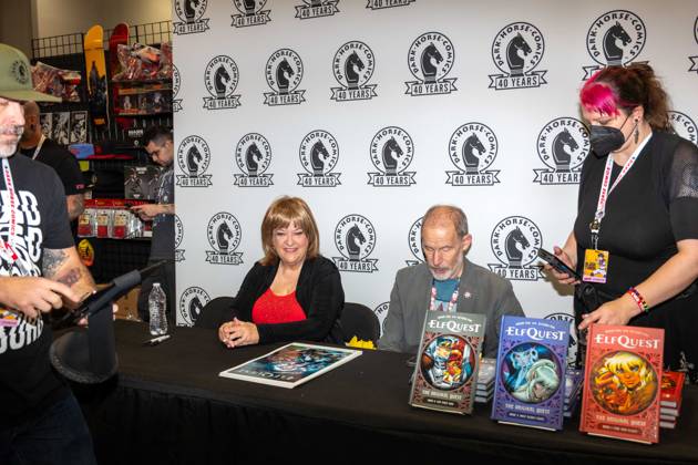 New York City Comic Con Opening New York, NY- September 25: Wendy Pini & Richard Pini at New York City Comic Con Opening on October 8,2026 . Credit: Camara Porter AdMedia EDITORIAL USE ONLY  Copyright: xx AdMediax admphotosthree019641