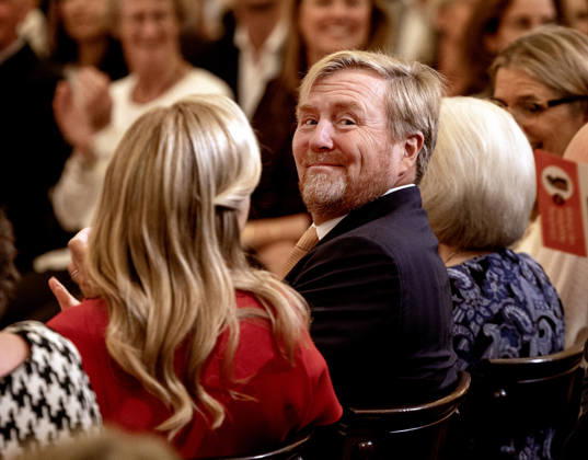 08-10-2026 Palace Queen Maxima with King Willem-Alexander presented the 2026 Appeltjes van Oranje awards at palace Noordeinde in The Hague. Â Copyright: xPPEx