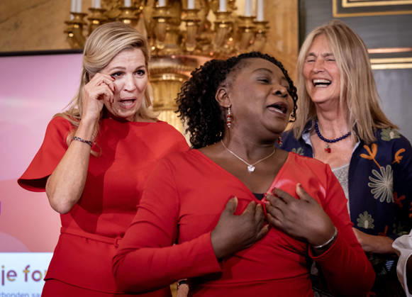 08-10-2026 Palace Queen Maxima presented the 2026 Appeltjes van Oranje awards at palace Noordeinde in The Hague. Winner Mega D youth foundation  Copyright: xPPEx