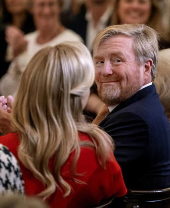 08-10-2026 Palace Queen Maxima with King Willem-Alexander presented the 2026 Appeltjes van Oranje awards at palace Noordeinde in The Hague. Â Copyright: xPPEx