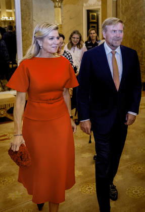 08-10-2026 Palace Queen Maxima with King Willem-Alexander presented the 2026 Appeltjes van Oranje awards at palace Noordeinde in The Hague. Â Copyright: xPPEx