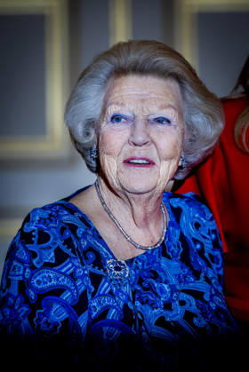 08-10-2026 Palace Princess Beatrix attended the 2026 Appeltjes van Oranje awards at palace Noordeinde in The Hague. Â Copyright: xPPEx