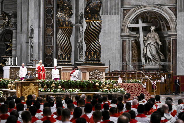 October 8, 2026, Vatican City, Vatican City: Pope Leo leads a mass for the inauguration of the academic year at the Pontificial University in Saint Peter s Square, Vatican City, 8 October 2026. ANSA RICCARDO ANTIMIANI. Vatican City Vatican City - ZUMAa110 20261008_zaf_a110_016 Copyright: xRiccardoxAntimianix