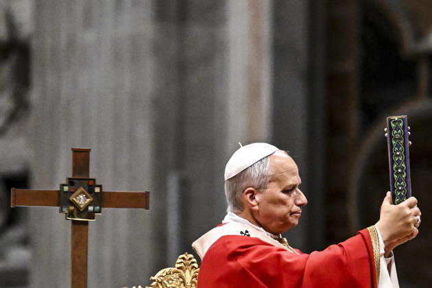 October 8, 2026, Vatican City, Vatican City: Pope Leo leads a mass for the inauguration of the academic year at the Pontificial University in Saint Peter s Square, Vatican City, 8 October 2026. ANSA RICCARDO ANTIMIANI. Vatican City Vatican City - ZUMAa110 20261008_zaf_a110_019 Copyright: xRiccardoxAntimianix