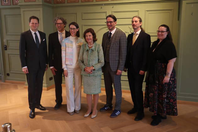 Georg Friedrich Prinz von Preußen, Philipp Haug, Bettina Gräfin Bernadotte, Königin Silvia von Schweden, Björn Graf Bernadotte, Christian Graf Bernadotte und Diana Gräfin Bernadotte beim Jubiläum der Mentor-Stiftung auf der Insel Mainau. Mainau, 08.10.2026 Copyright: xAgenturxMatthiasxWehnertx xM.xGränzdörferx