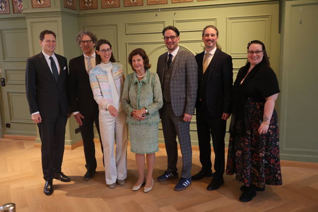 Georg Friedrich Prinz von Preußen, Philipp Haug, Bettina Gräfin Bernadotte, Königin Silvia von Schweden, Björn Graf Bernadotte, Christian Graf Bernadotte und Diana Gräfin Bernadotte beim Jubiläum der Mentor-Stiftung auf der Insel Mainau. Mainau, 08.10.2026 Copyright: xAgenturxMatthiasxWehnertx xM.xGränzdörferx
