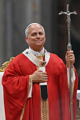 IPA89439177 - Italy, Rome, Vatican, October 8, 2026: Pope Leo XIV celebrates Holy Mass for the start of the academic year at the Pontifical Universities in St. Peter s Basilica in the Vatican. Photo by ALESSIA GIULIANI Catholic Press Photo Copyright: xx xAlessiaxGiuliani Catholipressphox IPA89439177