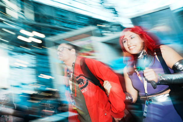 October 8, 2026, New York, New York, USA: Attendees in cosplay at the 2026 New York Comic Con at the Javits Center on October 8, 2026 in New York. New York USA - ZUMAb148 20261008_zap_b148_038 Copyright: xBryanxSmithx