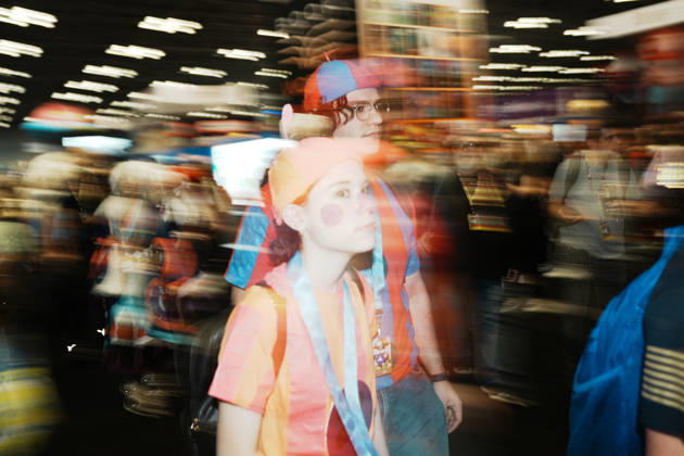 October 8, 2026, New York, New York, USA: Attendees in cosplay at the 2026 New York Comic Con at the Javits Center on October 8, 2026 in New York. New York USA - ZUMAb148 20261008_zap_b148_042 Copyright: xBryanxSmithx